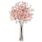 32" Artificial Cherry Blossom Arrangement with Glass Cylinder Vase